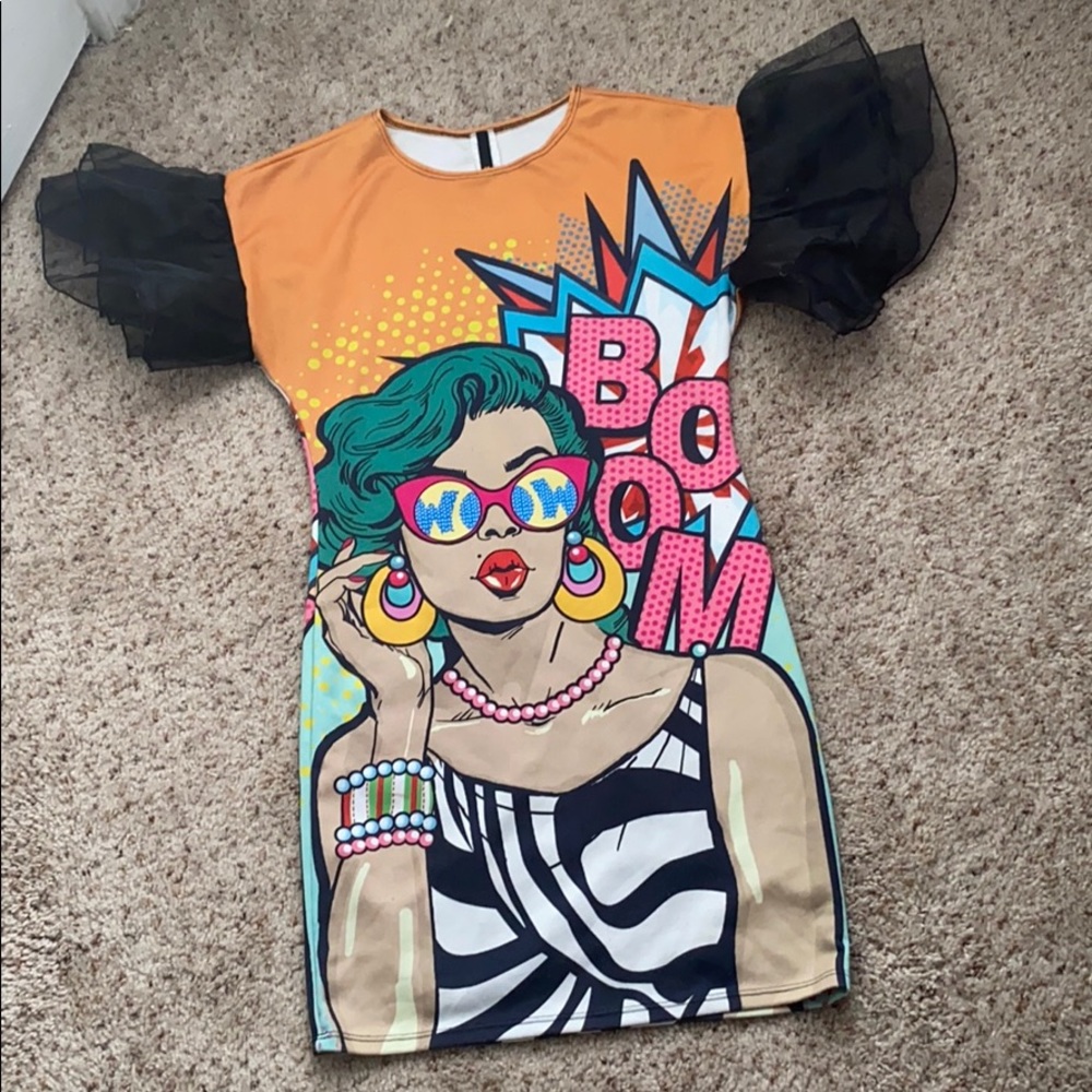 🥴🖤Cartoon Dress🖤🥴
